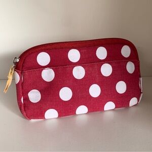 Vintage Burt’s bees Red Polka Dot zippy pouch